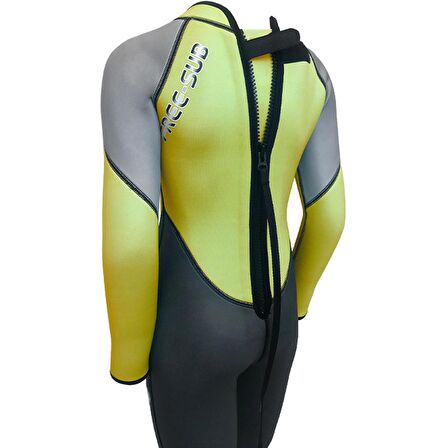 Free-Sub 3mm Çocuk Sörf Scuba Tüplü Dalış Elbisesi Wetsuit Yellow