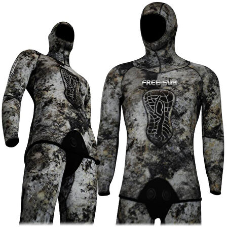 Free-Sub 9mm Ghost Dark Avcı Serbest Dalış Elbisesi