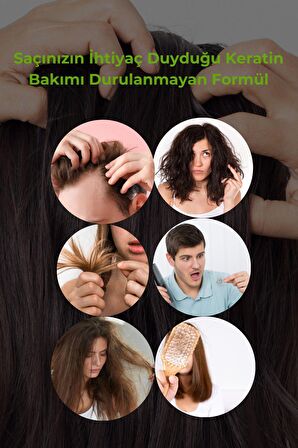 Greenlabel Keratin Özlü Dökülme Karşıtı Durulamasız Bakım Ve Onarım Için Saç Serumu 100ml