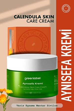 Greenlabel Aynısefa Yağı Özlü Yoğun Nemlendirme Etkili Cilt Kremi 50ml.