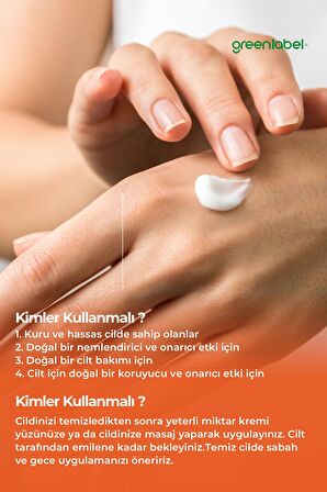 Greenlabel Aynısefa Yağı Özlü Yoğun Nemlendirme Etkili Cilt Kremi 50ml.