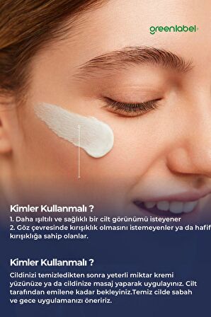 Greenlabel Nar Çekirdeği Özü Ve Hyalüronik Asit Içeren Kırışıklık Karşıtı Göz Kremi 30ml.