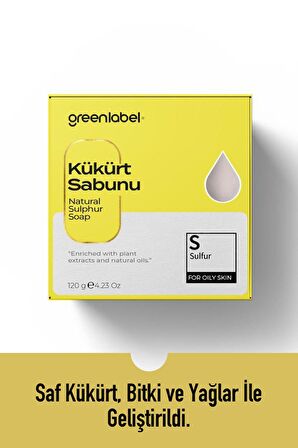 Kükürt Sabunu Natural Sebum Dengeleyici 120gr.