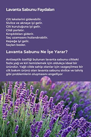 Lavanta Sabunu Natural Sebum Ve Nem Dengeleyici 120gr.