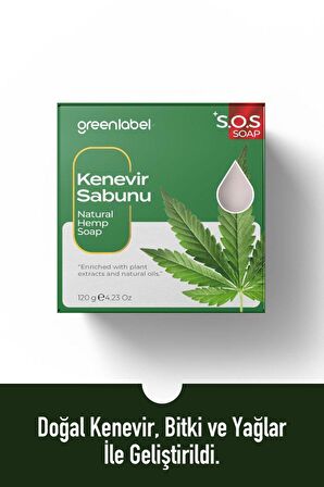 Kenevir Sabunu Natural 120gr.