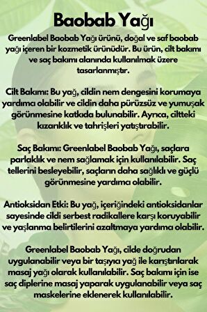 Baobab Yağı 50 ml