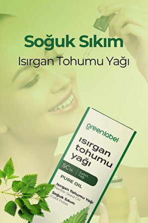 Greenlabel Isırgan Tohumu Yağı 20 Ml.