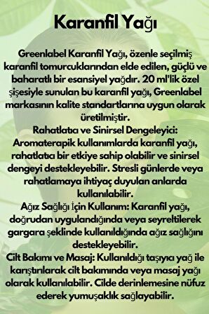 Karanfil Yağı 20 Ml.