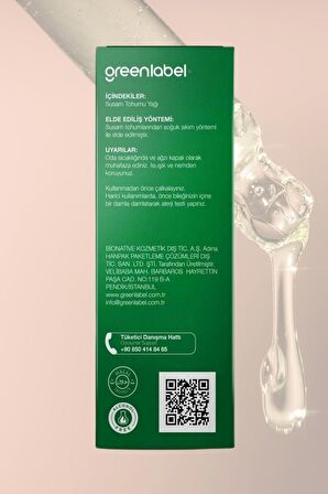 Greenlabel Susam Yağı 50ml