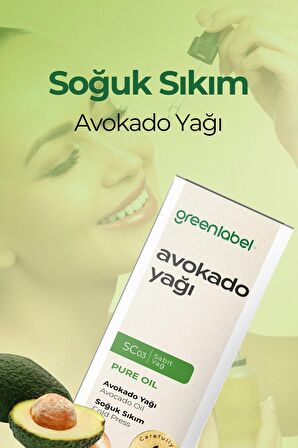 Soğuk Sıkım Sabit Avokado Yağı 180 ml