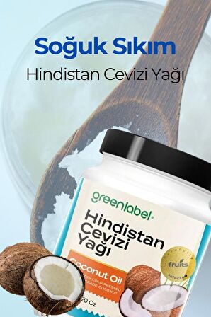 Greenlabel Organik Hindistan Cevizi Yağı 80gr.