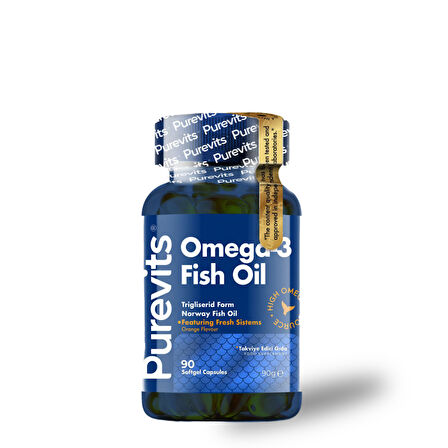 PUREVITS ADVANCED OMEGA-3 FISH OİL 90 SOFTGELS