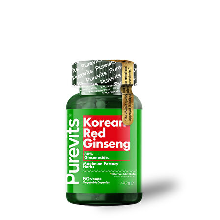 PUREVITS KOREAN GINSENG 60 V-CAPS