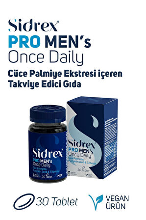 Pro Men's Once Daily Cüce Palmiye Ekstresi Içeren Takviye Edici Gıda 30 Tablet