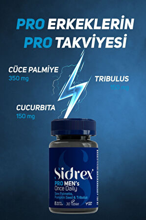 Pro Men's Once Daily Cüce Palmiye Ekstresi Içeren Takviye Edici Gıda 30 Tablet