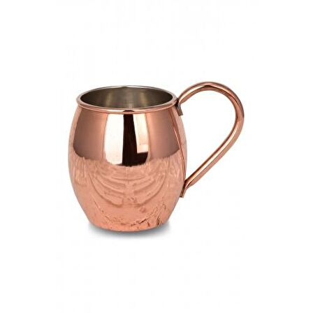 Turna Bakır Moscow Mule Bardak Düz 500 Ml Kırmızı Turna0493-1