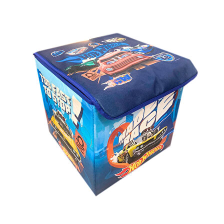 Hotwheels Oyuncak Saklama Kutusu 30x30 Cm