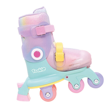 Rookie Ayarlanabilir Dönüşen Tekerlekli 2 In 1 Twisty Paten Pembe