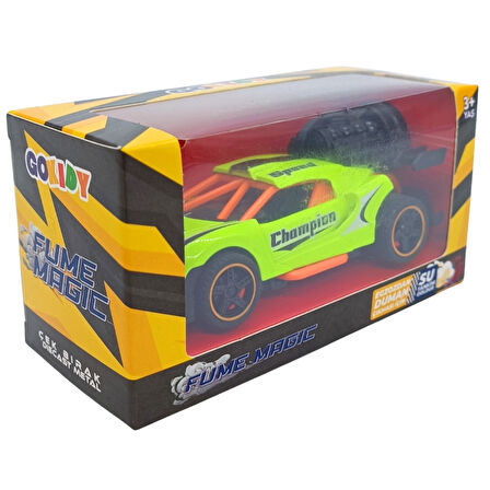 Gokiddy Sprey Fonksiyonlu Pilli Metal Çek Bırak Araba – Eğitici Işıklı Egzozlu Oyuncak Araç