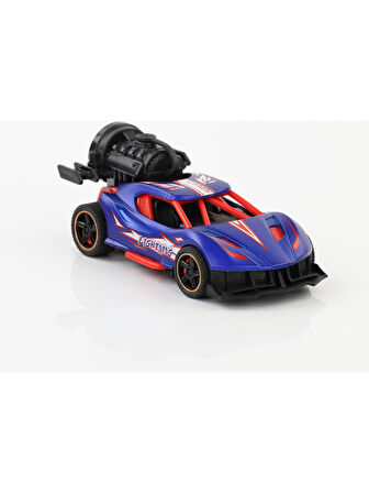 Spray Fonksiyonlu Pilli Metal Çek Bırak Araba Sesli Işıklı Mor