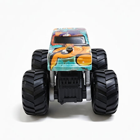 Monster Truck Sök Tak Grafitti Sürtmeli Master Araba Yeşil