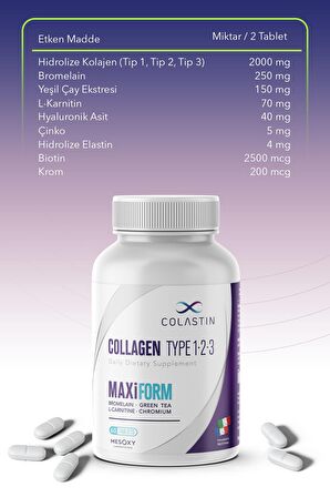 Colastin Kolajen 1-2-3 MaxiForm 60 Tablet