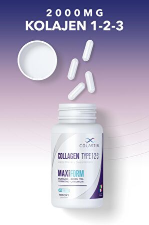 Kolajen 1-2-3 Maxiform 3 Al 2 Öde, 180 Tablet, Cilt, Vücut, Diyet Ve Form Şimdi Tek Şişede