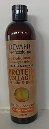 Devafit Protein Collegen Keratin & Biotin Bitki Özlü Şampuan