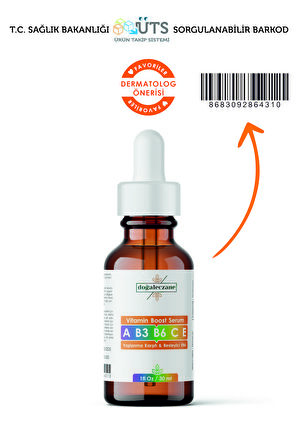 Vitamin Boost Serum A-B3-B6-C-E Vitaminleri 30 ml