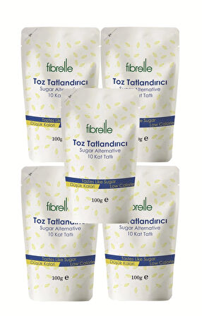 Fibrelle Ultra Plus Tatlandırıcı  100 g ( Sukralozlu ) 5 Paket