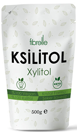 Fibrelle Ksilitol 500 g 1 paket Keto /Ketojenik / Vegan diyete uygundur.