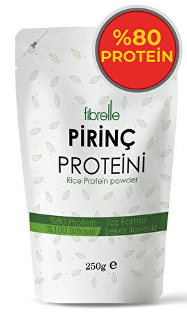 Pirinç Proteini Tozu 250gr // Yüksek Protein Oranı // %80 Protein