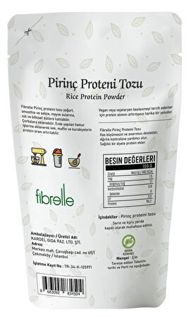 Pirinç Proteini Tozu 250gr // Yüksek Protein Oranı // %80 Protein