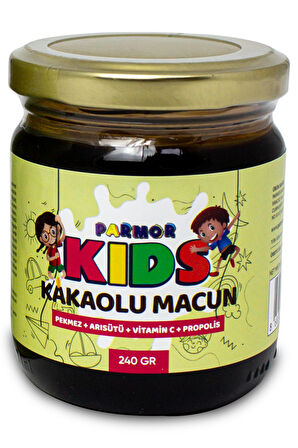 Kids Çocuklar Için Özel - Arı Sütü, Pekmez, Bal Ve Vitamin Katkılı Kakaolu Macun