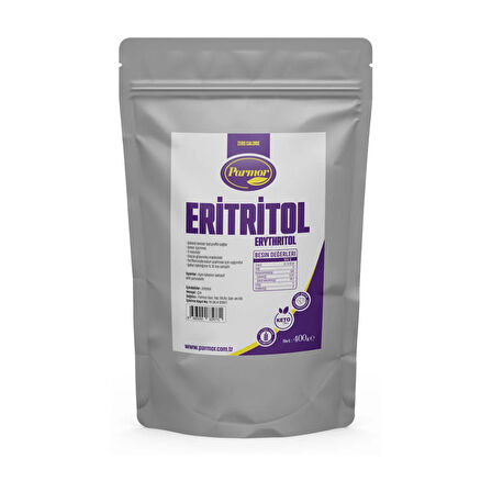 400 G Eritritol / Erythritol - Toz Tatlandırıcı - Keto / Ketojenik / Vegan Diyete Uygundur.