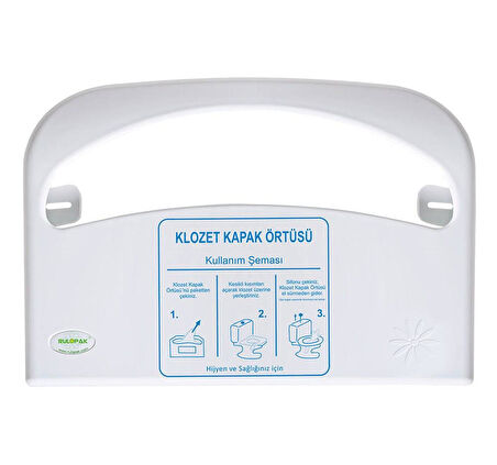 Rulopak Klozet Kapak Örtüsü Dispenseri Beyaz