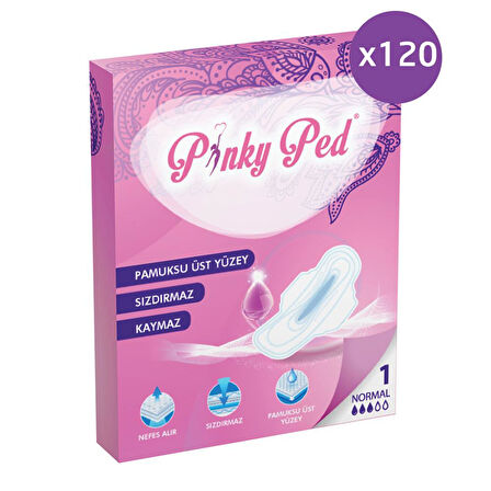700001 Hijyenik Ped Pedmatik Otomat Pedi 120li paket