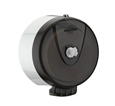 Rulopak İkiz Mini Cimri İçten Çekmeli Tuvalet Kağıdı Dispenseri - Siyah
