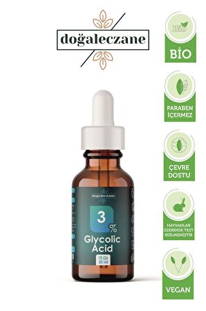 Kazayağı Karşıtı Glikolik Asit %3 | Glikolik Asit Peelingi 30 ml