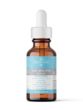 AHA+BHA+PHA Gözenek Küçültücü Yenileyici Cilt Serumu 30 ml.