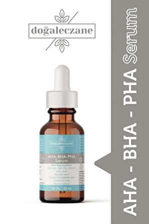 AHA+BHA+PHA Gözenek Küçültücü Yenileyici Cilt Serumu 30 ml.