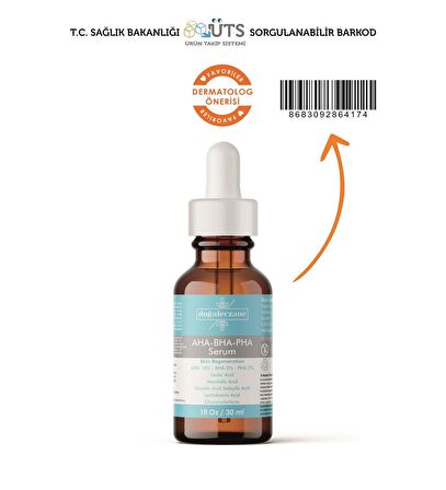 Leke Gidermeye Yardımcı ve Yenileyici Cilt Serumu AHA+BHA+PHA  30 ml