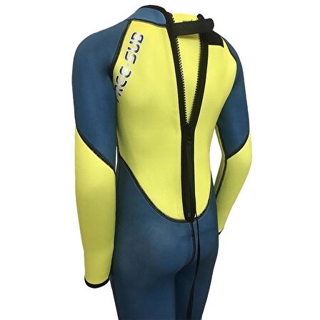 Free-Sub 3mm Çocuk Sörf Scuba Tüplü Dalış Elbisesi Wetsuit Blue