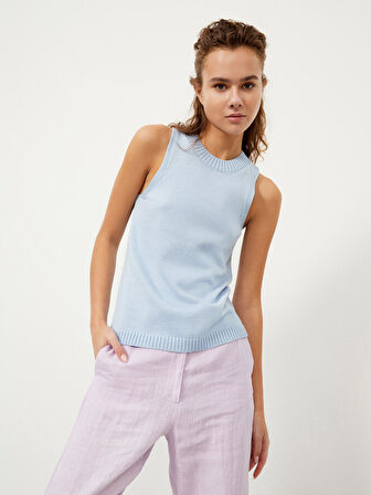 Mavi Regular Fit Pamuklu Bluz
