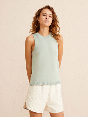 Mavi Regular Fit Pamuklu Bluz