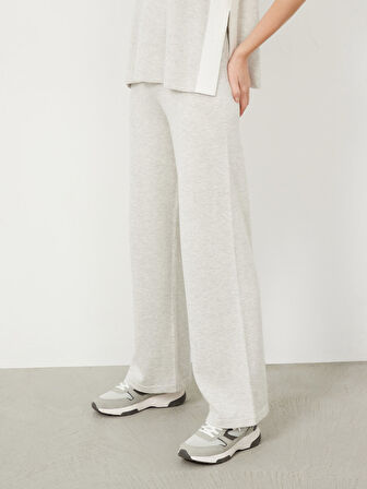 Gri Regular Fit Pamuklu Pantolon