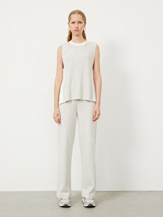 Gri Regular Fit Pamuklu Bluz