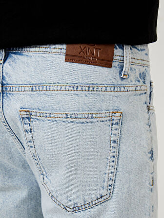 Mavi Regular Fit Pamuklu Denim Şort