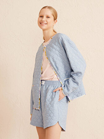 Mavi Regular Fit Pamuklu Şort
