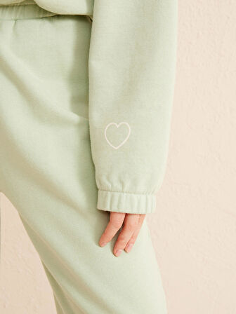 Mavi Oversize Pamuklu Sweatshirt